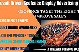 setup highly geofencing ad campaigns and ad banners to increase sales, high ROI