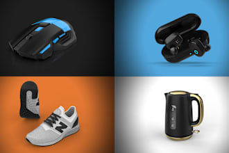 do 3d product modeling realistic rendering and animation