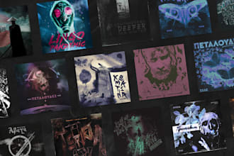 design album artwork and music cover art for your project