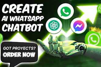 create custom whatsapp chatbots with business API
