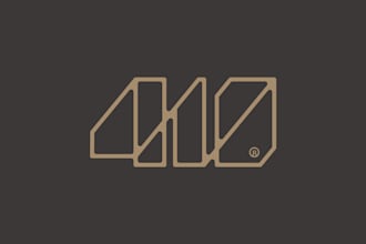 minimalistic logotype or branding