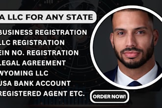 register llc any state in usa ein business registration llc registration agent