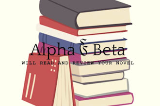 review your book or beta read your manuscript
