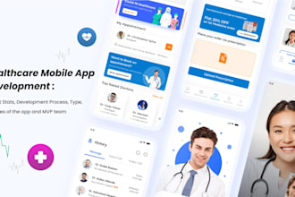 develop medical mobile app, booking app, hospital app, pharmacy app
