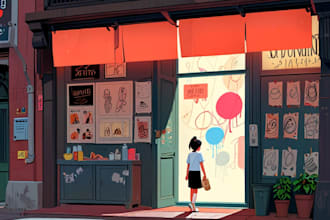 create environmental concept art and illustration through digital painting