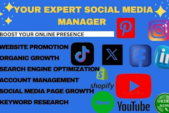 be your social media marketing manager, digital marketing instagram influencer