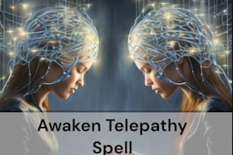 cast strong telepathy and soulmate psychic reading spell, with custom spell