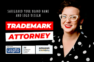 be your licensed US trademark attorney and amazon brand registry, patent, uspto