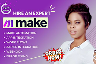 set up make com automation make com zapier automation integromat make com