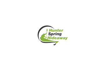 design professional hunter spring hideaway logo