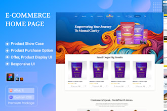 create ecommerce website uiux design with figma