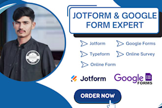 create design your jotform, google form and typeform