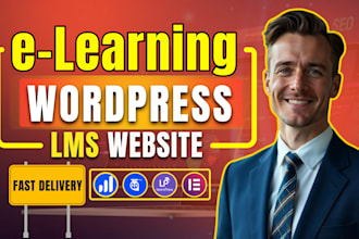 make wordpress elearning lms website with learndash tutor lms learnpress