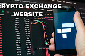 create crypto exchange website, ico, p2p wallet app, defi token, presale and dex