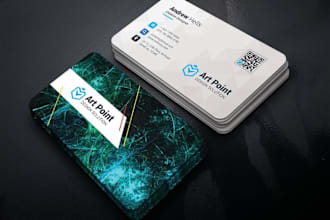 design professional business card and visiting card