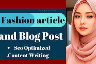 write an  SEO article or blog on beauty or fashion lifestyle