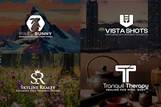 do trendy modern minimalist business logo design