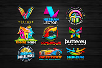 design stunning 3d minimalist logo for your brand or company