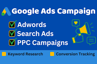 do google ads adwords PPC campaigns and search ads