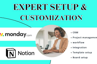 be your monday expert setup monday crm monday board monday automation notion