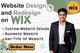 design beautifull website and responsive on wix