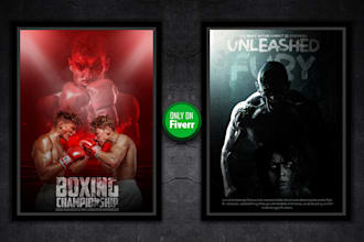 create professional movie poster, film poster design