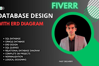 design database using mysql ,sql ,erd, oracle