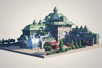do 3d modeling, assets, props, uv mapping and texturing