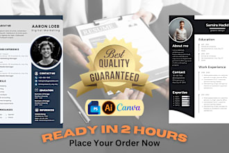 make professional cv design, resume design, cover letter and expert cv maker