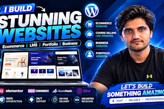 design wordpress website for business agency and brand presence