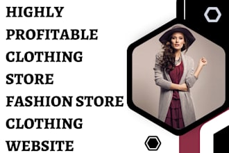 design clothing store fashion store clothing shopify website fashion website
