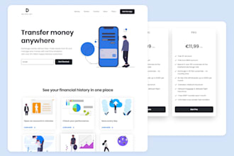 design a fintech website