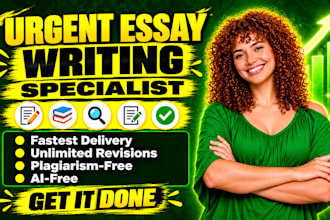 do urgent essay writing, research, summary and proposal, case study writing