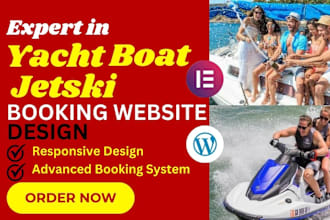 design yacht party cruise boat jetski ship kayak rental tour booking website