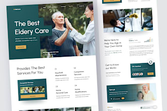 design assisted living and home care website