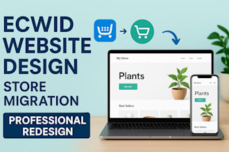 setup ecwid website ecwid store design ecwid store print on demand printiful