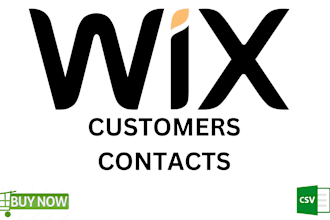 creating a CSV file to import contacts in wix