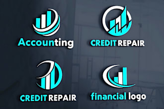 do credit repair accounting, business consulting and modern logo design