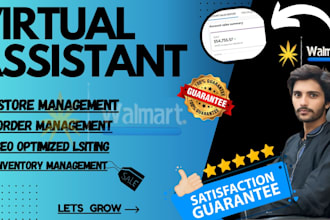be your walmart seller center va  product listing, optimization, and management