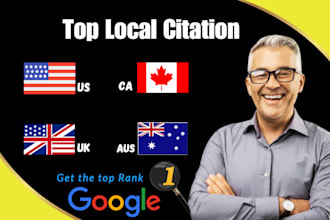 do US, ca, UK, aus local citations for local listings