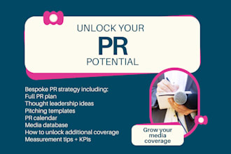 create a complete PR strategy for your brand or business