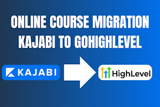 migrate kajabi online course to gohighlevel, kajabi website kajabi landing page