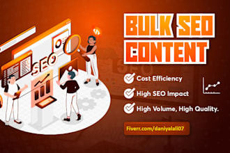 write affordable bulk SEO content