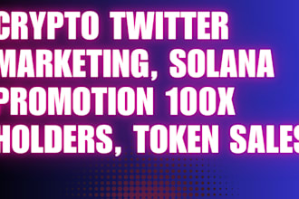 do crypto token marketing, ton token, ethereum coin marketing to 100x sales