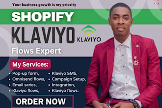 klaviyo shopify email marketing, klaviyo flows for  shopify marketing