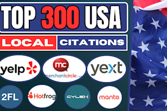 do top 300 USA local citations and directory submission
