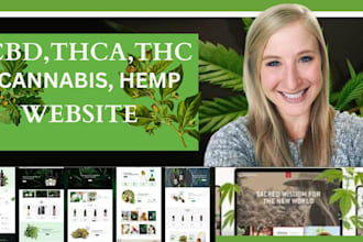 do cannabis website design, thc, vape, thca, cbd, hemp marijuana medical website