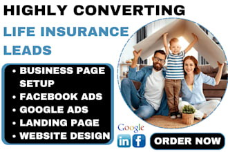 generate converting life insurance leads health insurance leads via facebook ads