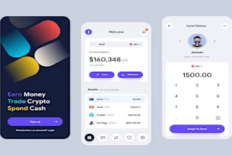 develop crypto wallet app, bitcoin payment app, wallet app, cash app