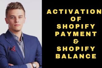 activate shopify payment and balance in your store